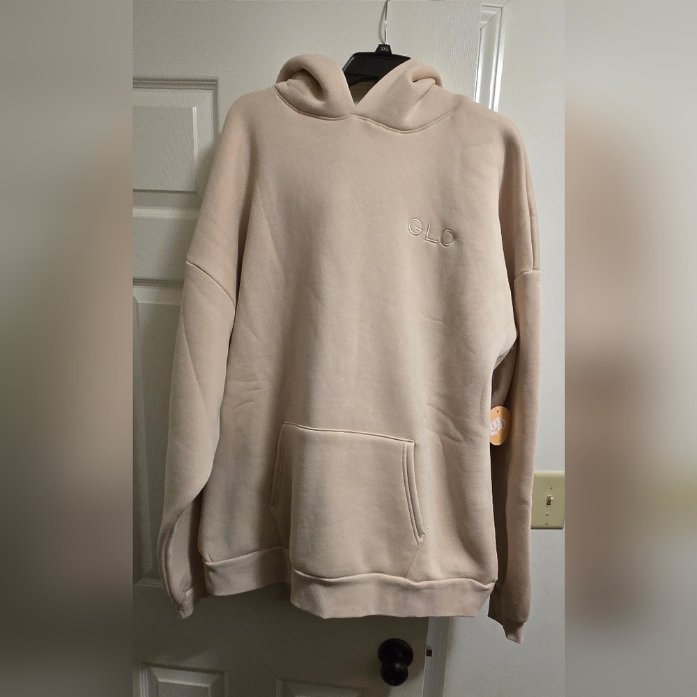NEW GLO Essentials Biscotti Redeemed Hoodie Size XL